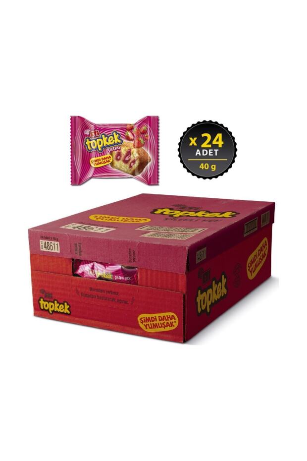 Topkek Strawberry 35 Gr X 24 Pieces