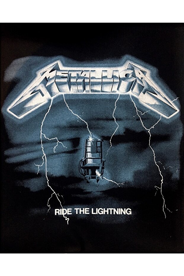 Metallica - Ride The Lightning Back Patch Back Patch Scrambling and Jeans Patches