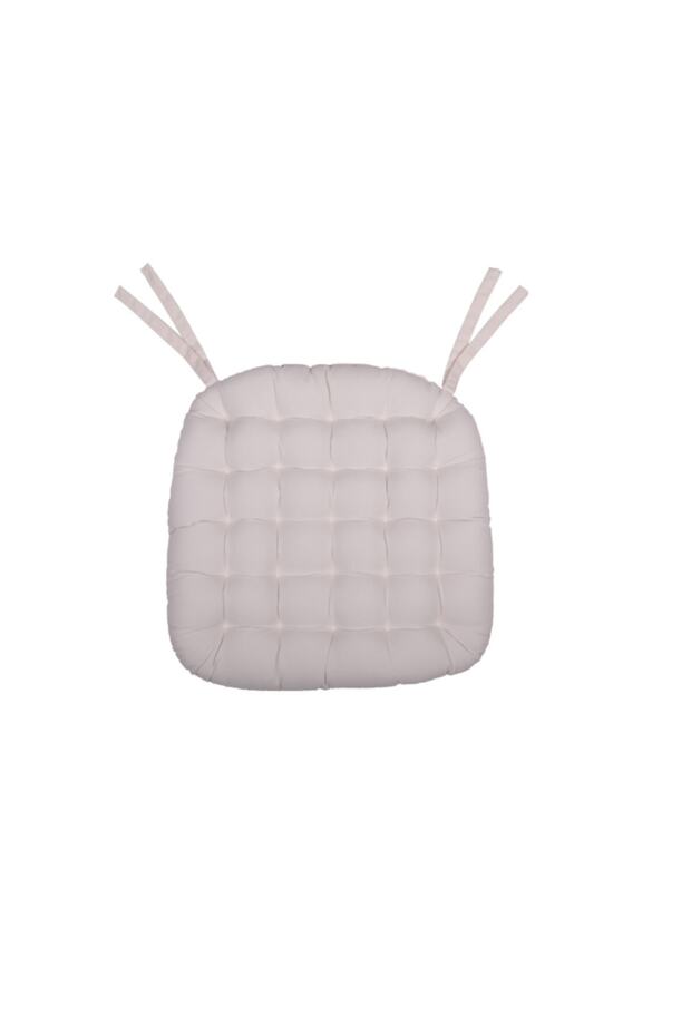 Crisantemo Sandalye Minderi Krem 50x50