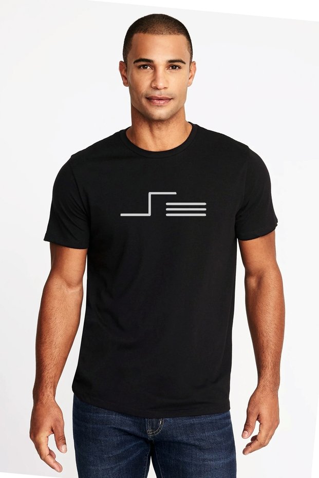 Turkish Tribes Oguz Tribes Yuregir Tamga Printed Black Men's Knitted Tshirt
