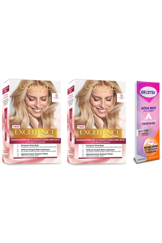 Loreal Excellence Creme Boya 2 Adet 9 Sarı - 1