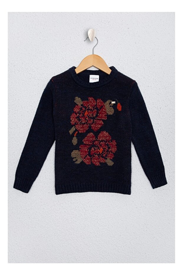 Girl's Navy Blue Sweater