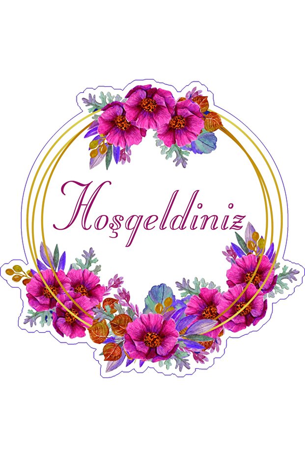 Welcome Written Board (30x30 Cm)