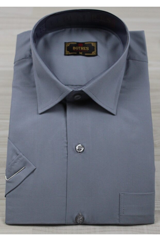 Men's Straight Short Sleeve Shirt