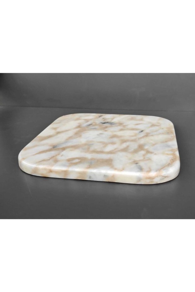 Honey Colored Marble Bread Meat Vegetable EtcChopping Stone