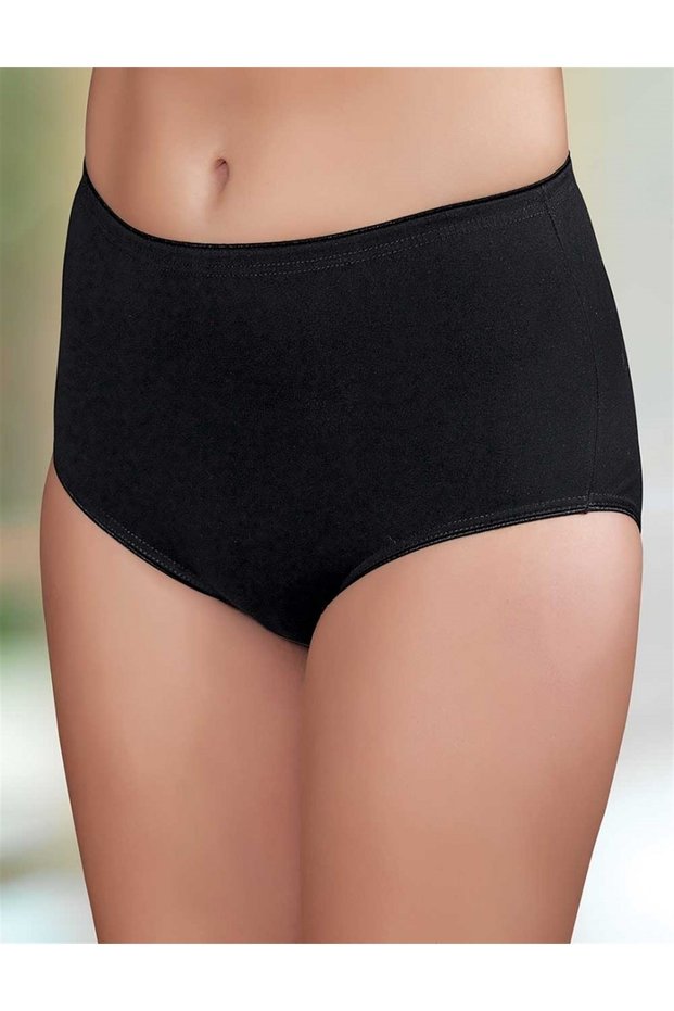 Women's Black Colored Lycra Bato Panties 3043 Pack of 6