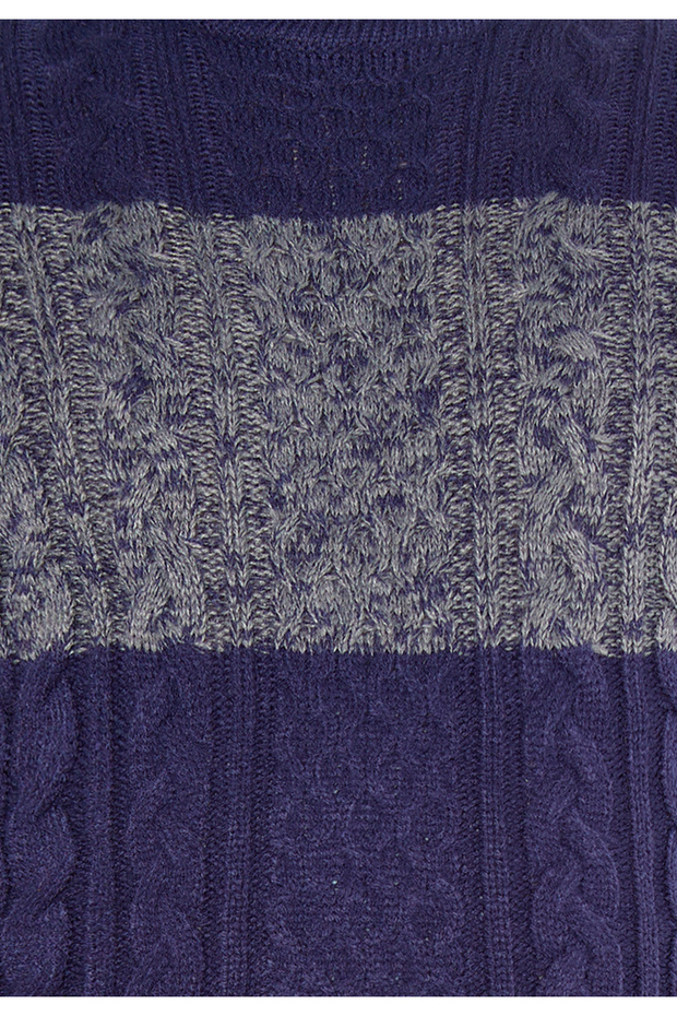 Pullover mit Zopfstrick chabby - 3