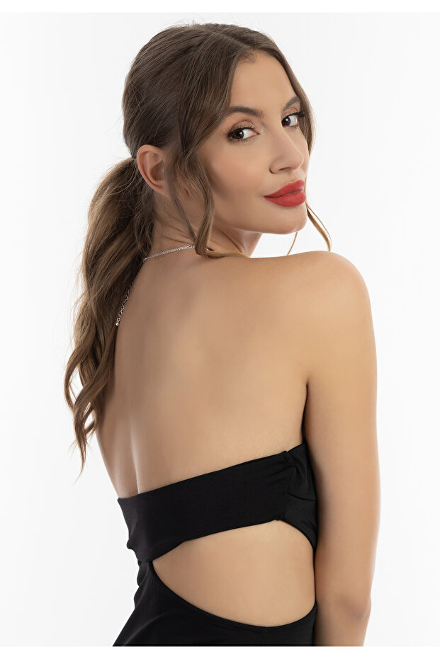 Midikleid mit Cut-outs - 4