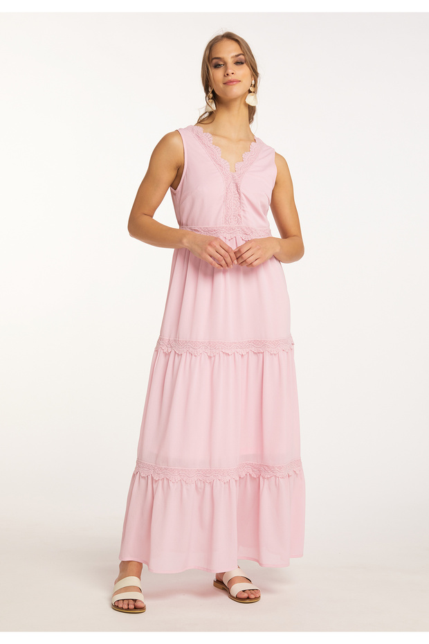 Rochie spaghetti marime maxi - 4