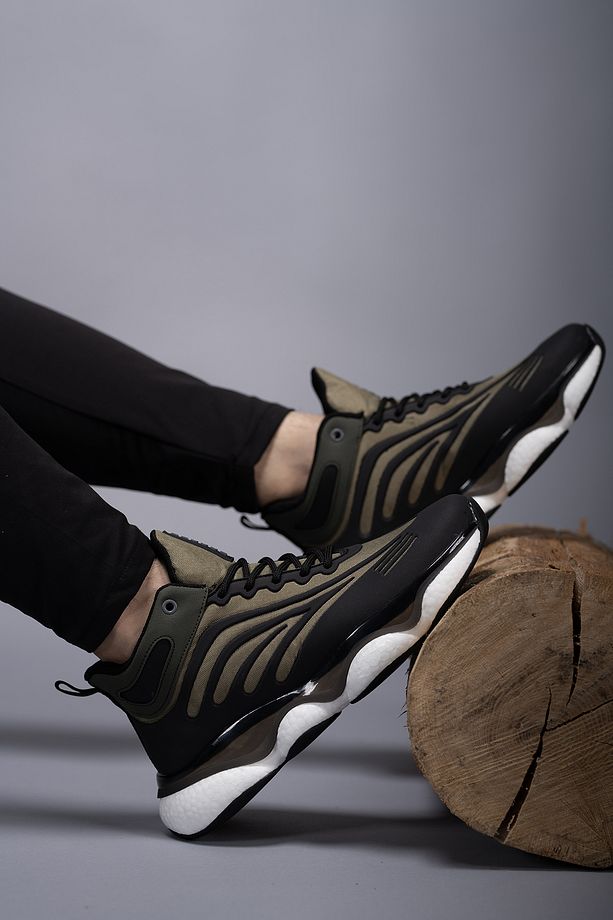 Tharndaer Erkek Sneaker Bot 0012420 Haki - 2