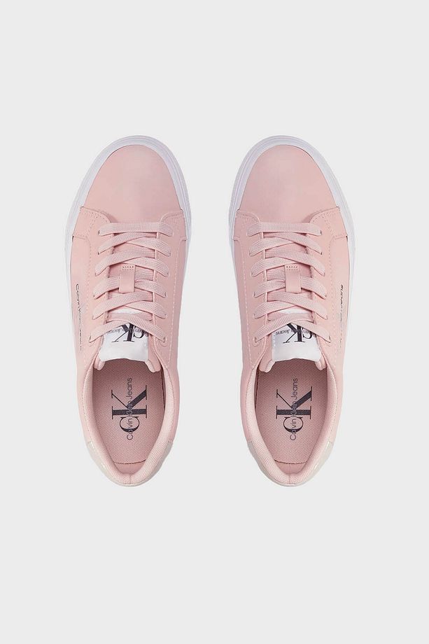 Logolu Flatform Deri Sneaker Ayakkabı YW0YW012940J2 AYAKKABI YW0YW01294 0J2 - 5