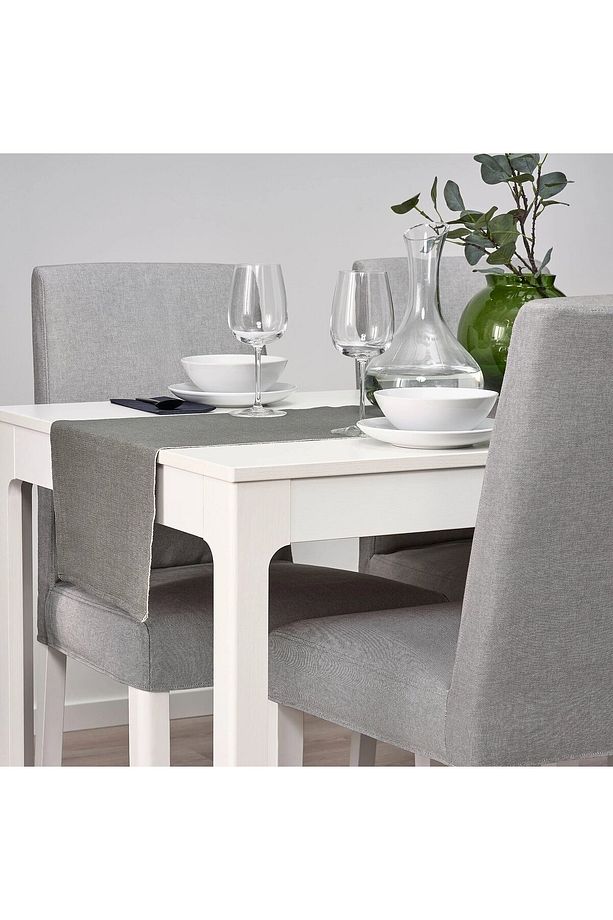 koyu gri 35x130 cm servis örtüsü - 3