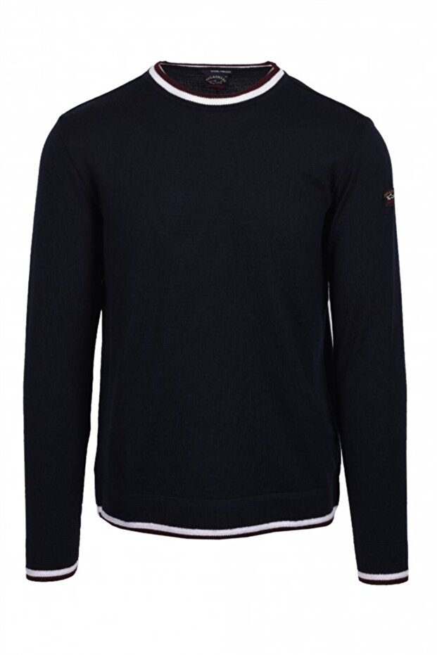 MEN'S KNITTED ROUNDNECK C.W. WOOL - 1