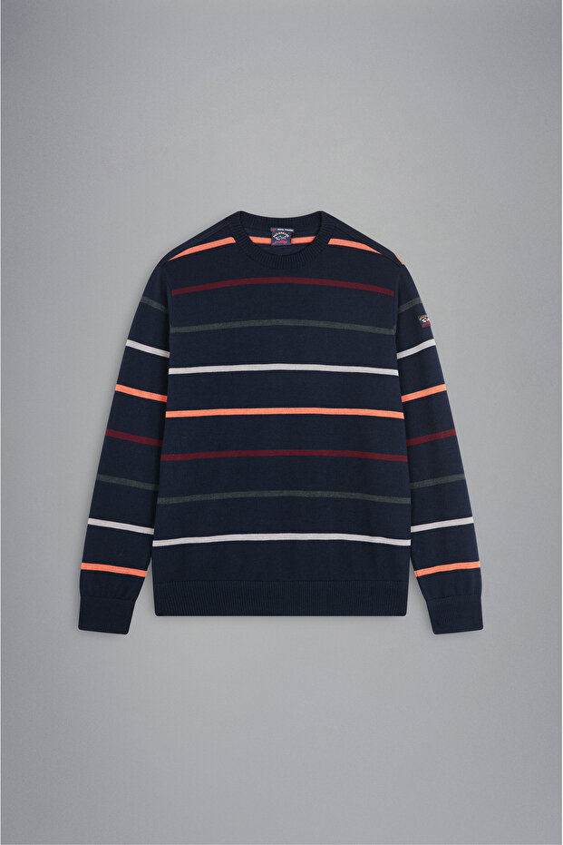 MEN'S KNITTED ROUNDNECK C.W. WOOL - 6