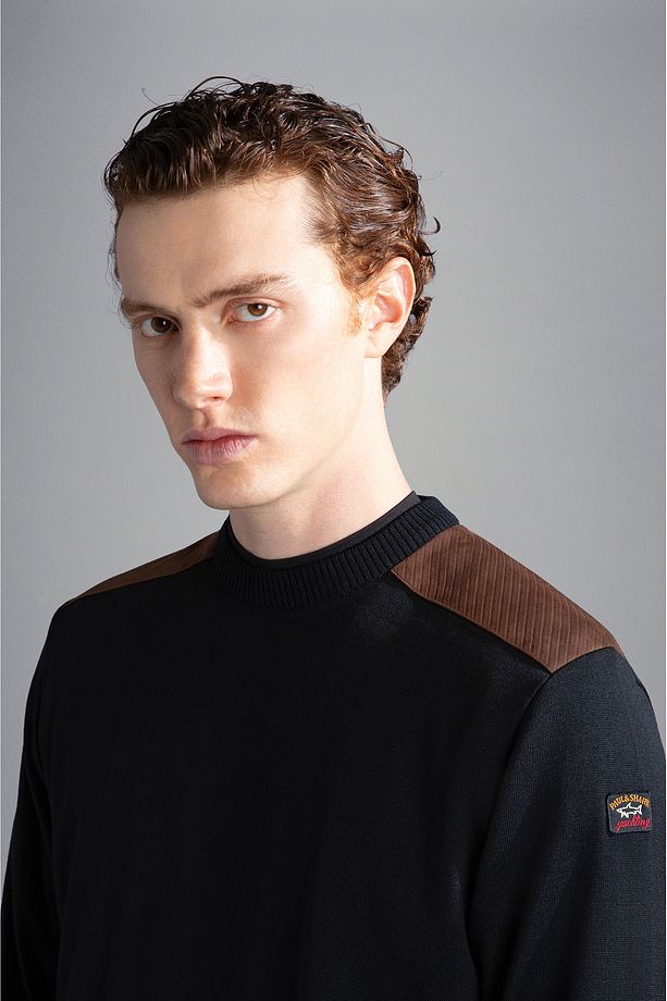 MEN'S KNITTED ROUNDNECK C.W. WOOL - 3