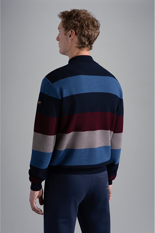 MEN'S ZIPPED PULLOVER C.W. WOOL - 2