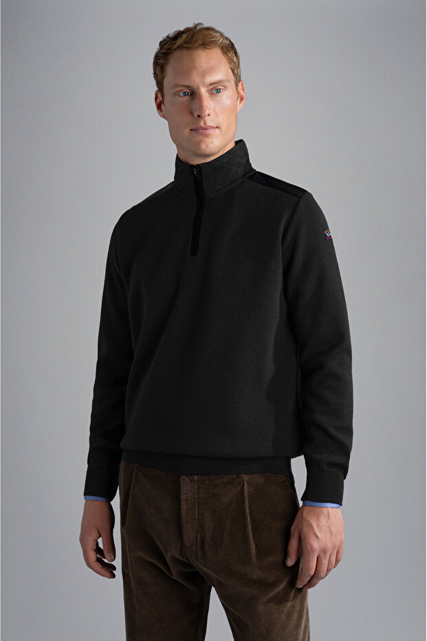 MEN'S ZIPPED PULLOVER C.WWOOL Sweater