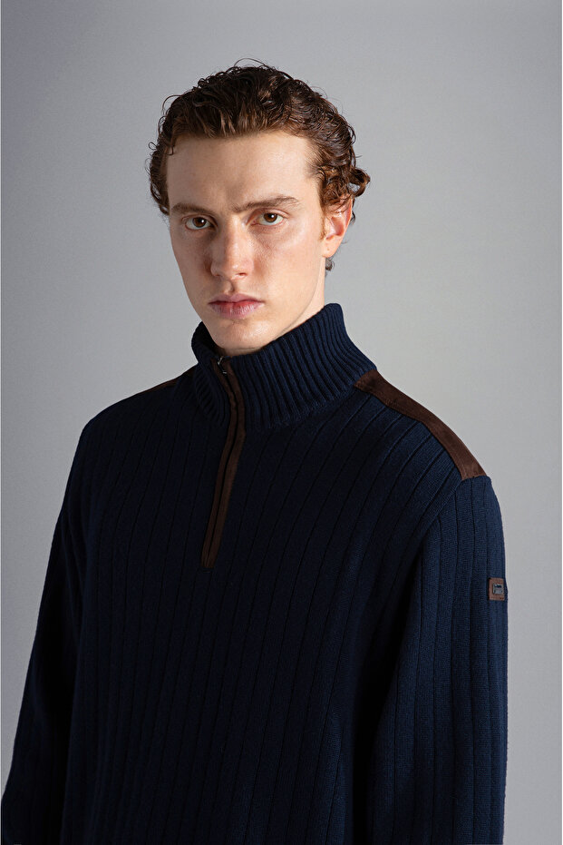 MEN'S ZIPPED PULLOVER C.W. WOOL KAZAK - 3