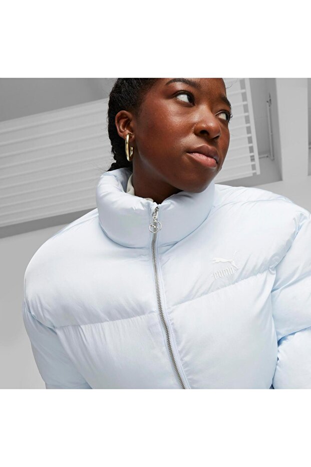 Classics Oversized Puffer Jacket Icy Blu - 4
