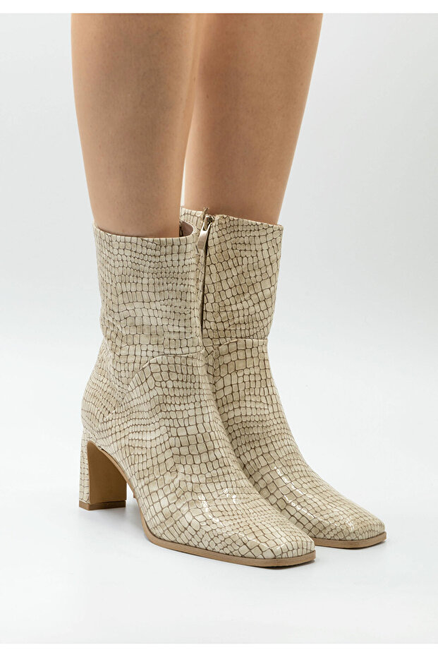 Leder Stiefeletten - 1