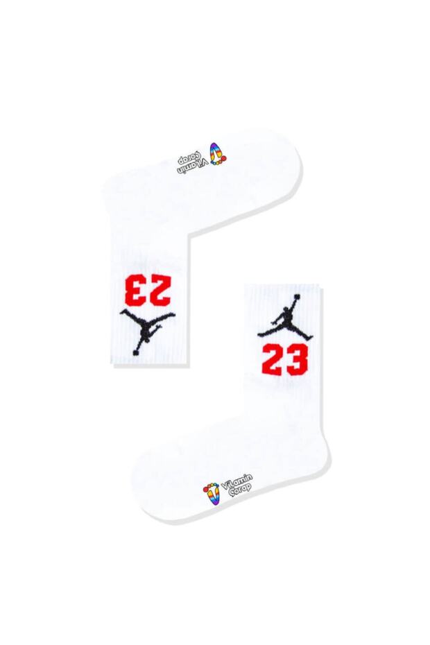 23 جوارب رياضية بيضاء - 1