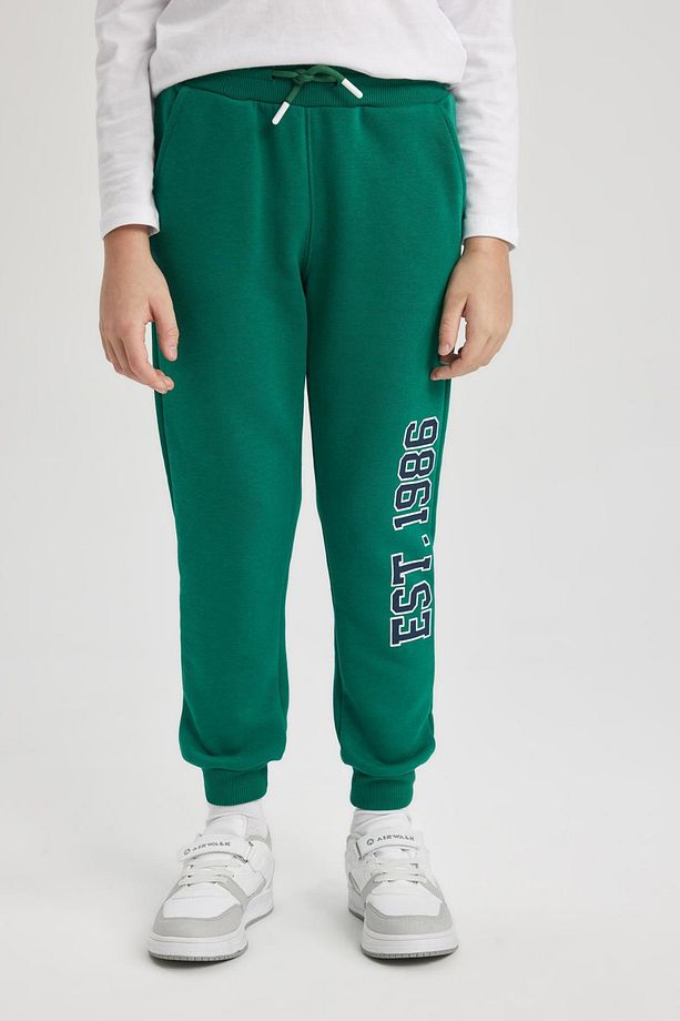Erkek Çocuk Baskılı Beli Bağcıklı Lastikli Paça Cepli Jogger Eşofman Altı B8925a823cw - 4