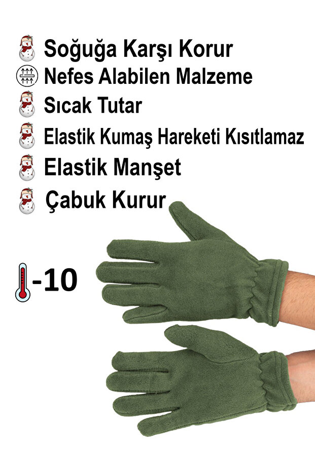 Kaplan Boyunluk Bere Eldiven Set bll4715 - 5