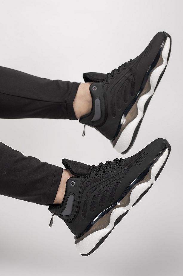 Tharndaer Erkek Sneaker Bot 0012420 Siyah Siyah - 1