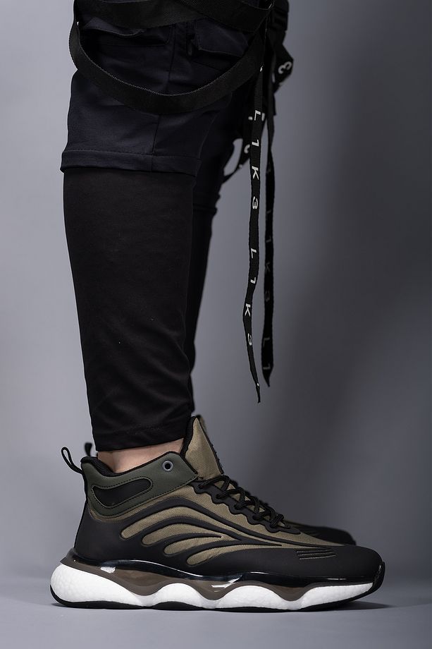 Tharndaer Erkek Sneaker Bot 0012420 Haki - 5