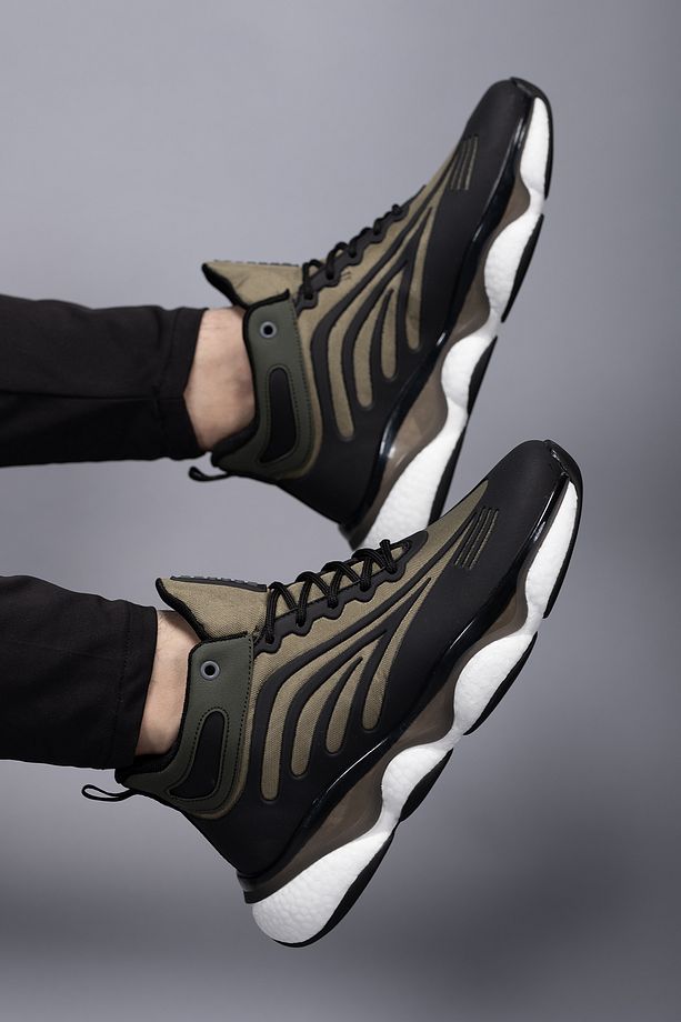 Tharndaer Erkek Sneaker Bot 0012420 Haki - 1