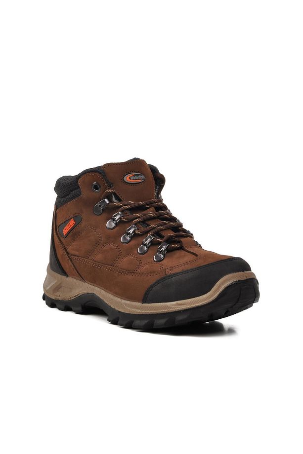 G5538 Crazy Kahve Hakiki Deri Su Geçirmez Unisex Outdoor Bot - 1