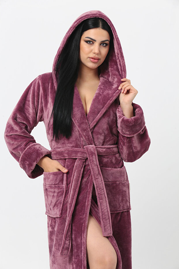 Rochie Raschel cu glugă - 1