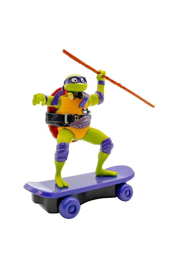 Ninja Turtles Pull Drop Skateboard Figure Donnie - 3