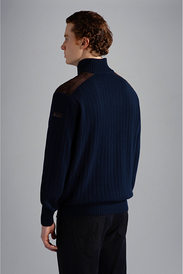 MEN'S ZIPPED PULLOVER C.W. WOOL KAZAK - 2