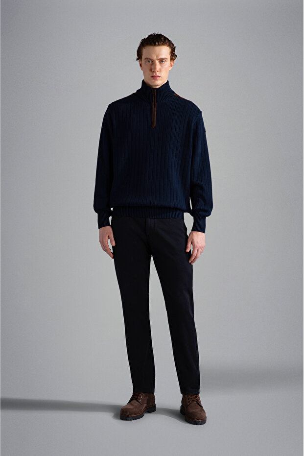 MEN'S ZIPPED PULLOVER C.W. WOOL KAZAK - 4