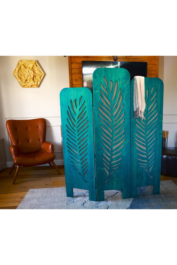 Renkli ahşap modern paravan - 2