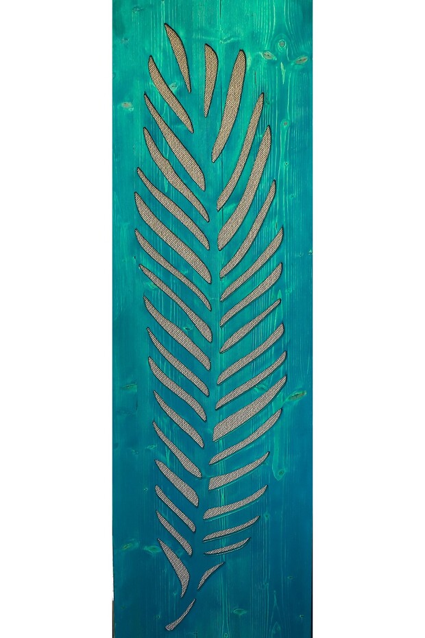 Renkli ahşap modern paravan - 5