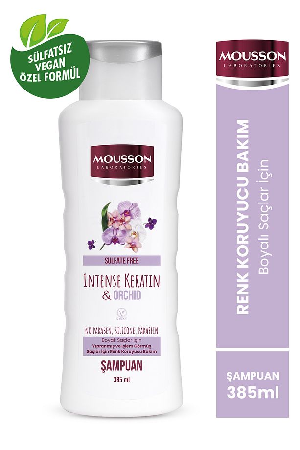 Yoğun Keratin & Orkide Içeren Renk Koruyucu Ve Yıpranmayı Onaran Sülfatsız Şampuan 385 ml - 2