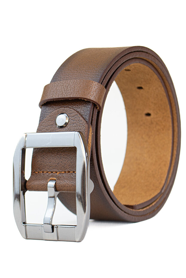 Special Boxed| Premium 100% Genuine Leather | Men's Denim-Fabric Trouser Belt | Soft Italian Leather Belt