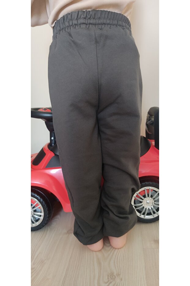 Şardonlu Unisex Eşofman Altı - 2