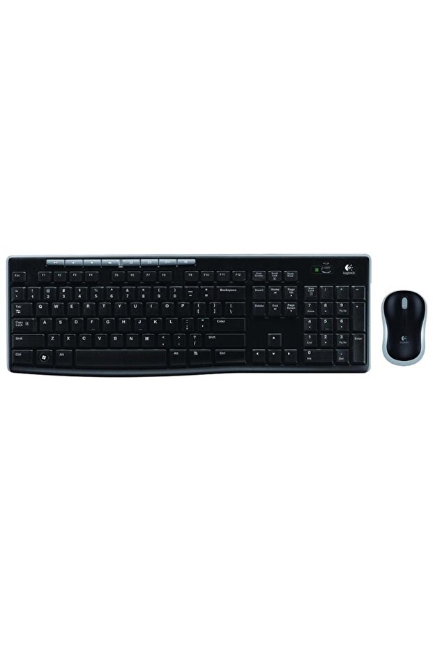 Mk270 Kablosuz Q Trk Siyah Multimedya Klavye - Mouse Set 920-004525 - 2