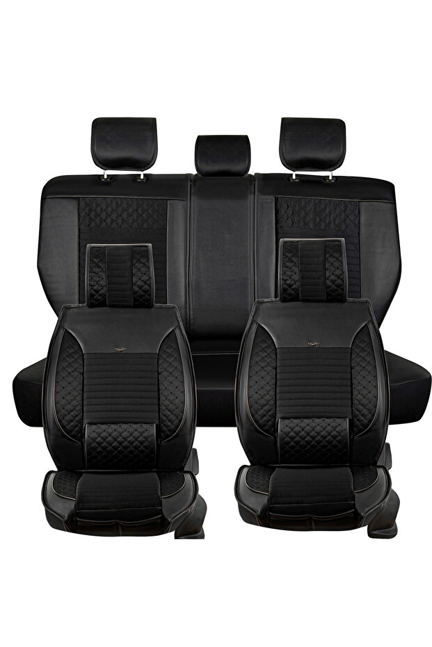 Mini Cooper 2007-2014 R56-S - Black Elite Car Seat Set