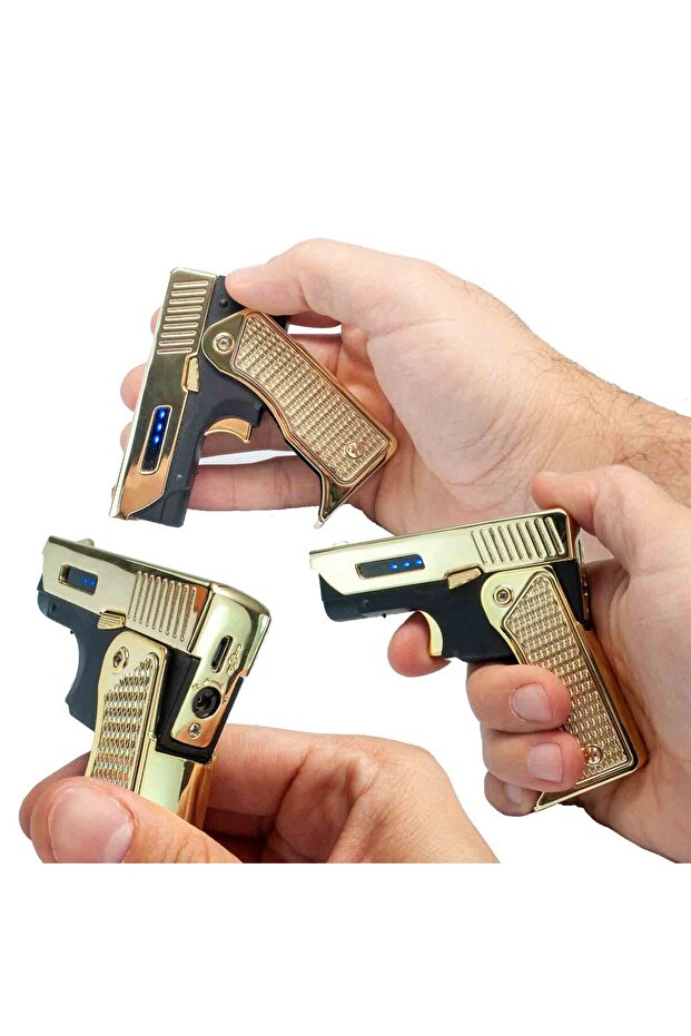 İkili Pürmüz Çakmak ve Şarjlı Elektronik Katlanır Çakmak, Ark Çakmak - 4