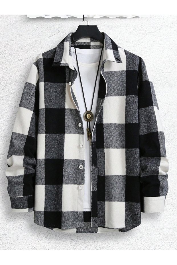 Men's Plaid Lumberjack Shirt