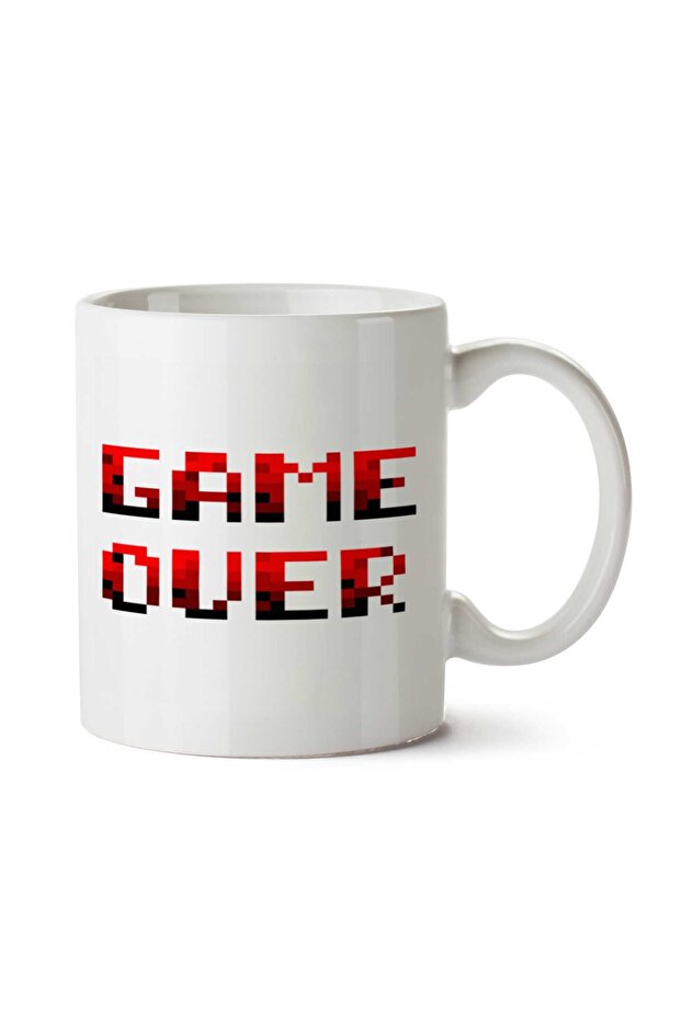 كوب مطبوع على الجانبين من Game Over11