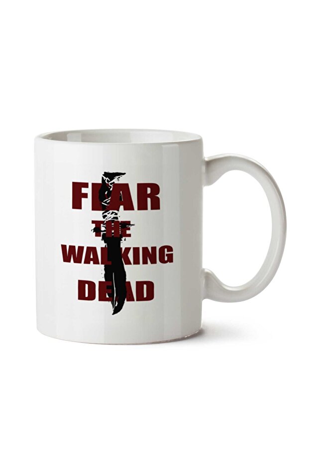 كوب مطبوع على الجانبين من Fear The Walking Dead