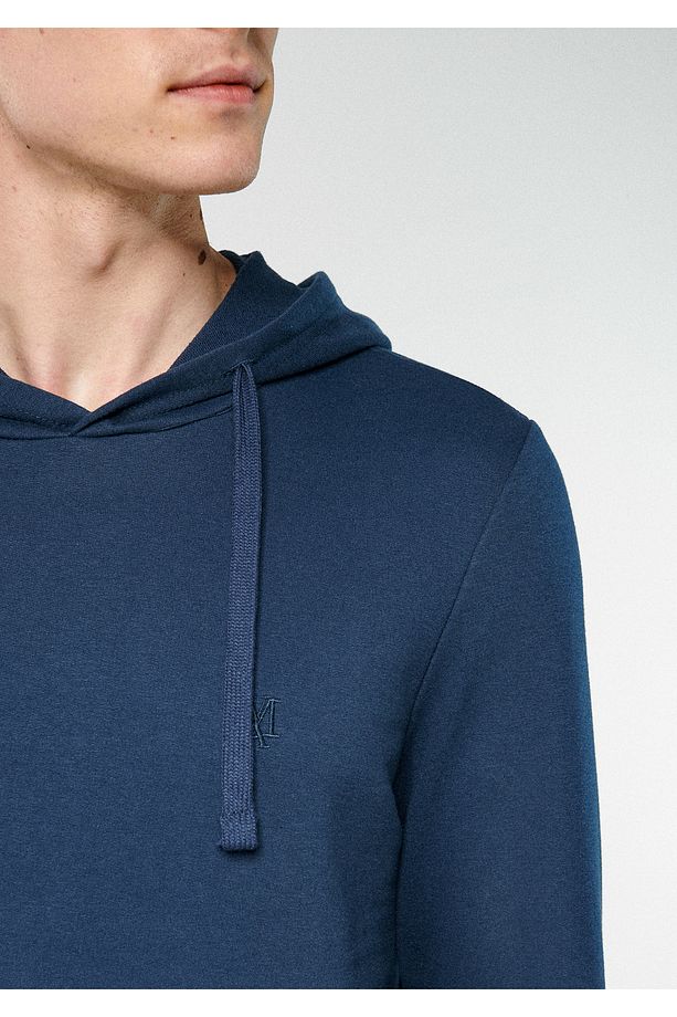 Kapüşonlu Lacivert Sweatshirt 8806229743 - 5
