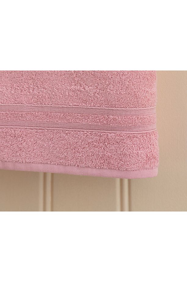 Pure Basic Yüz Havlusu 50X90 Cm Açık Gül Kurusu - 2