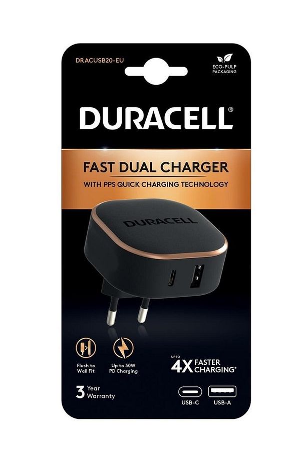 30w 4x Hızlı Şarj Başlığı ( Usb-a,usb-c ) - Siyah - 1