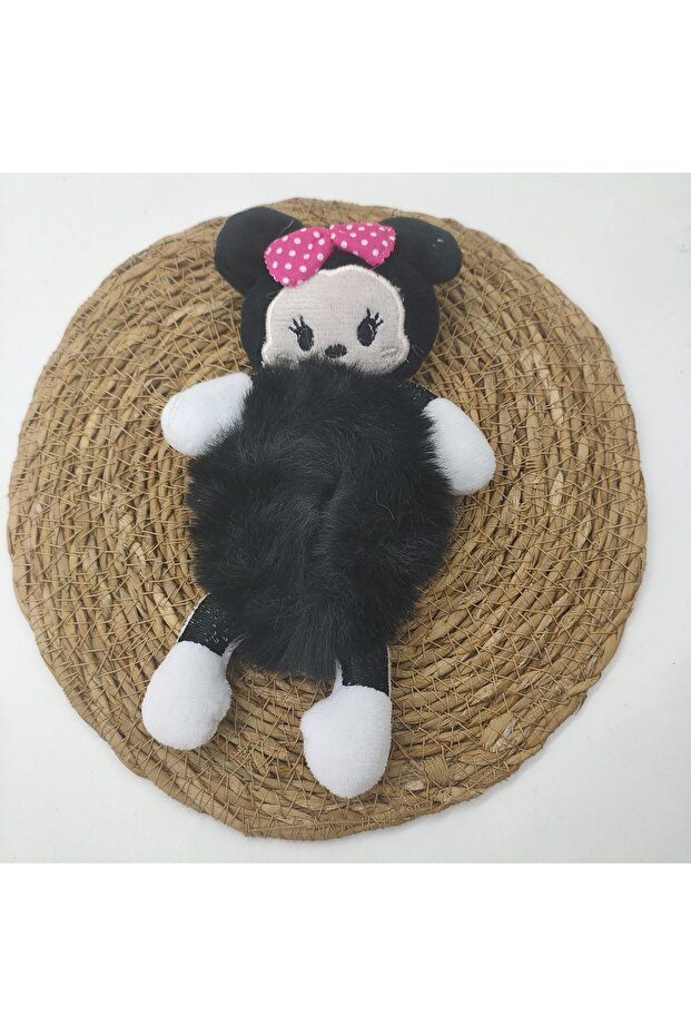 MINI FIGURED PLUSH BAG KNOB BUCKLE